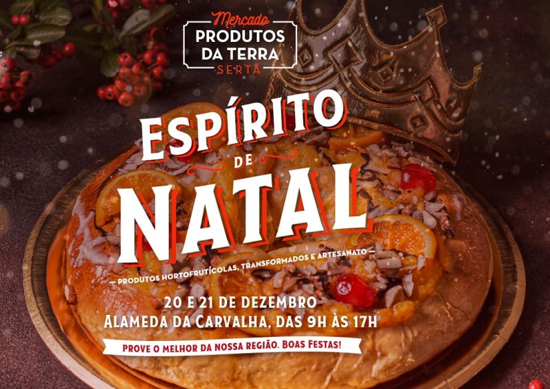 Sertã: Mercado “Produtos da Terra” com edição especial dedicada ao Espírito de Natal durante dois dias
