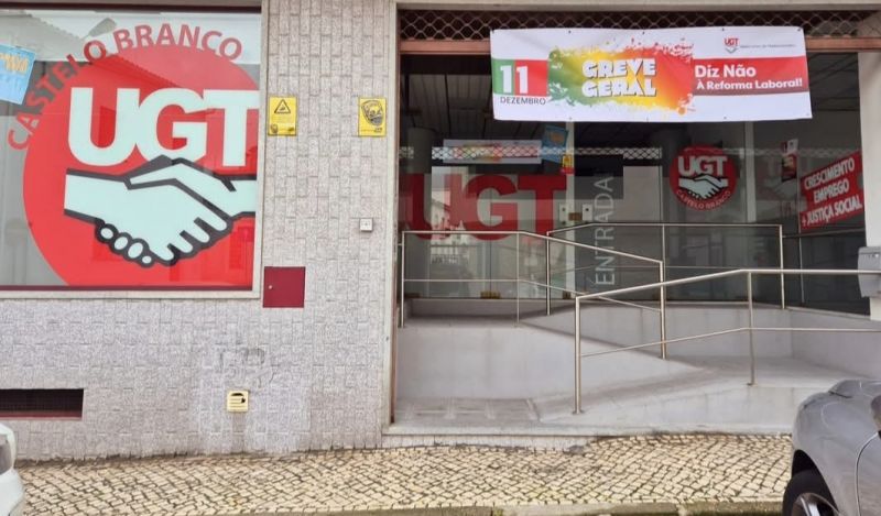 Castelo Branco: UGT contra projetos fotovoltaicos e preocupada com distribuição de jornais no distrito
