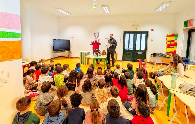 “Espírito de magia – Biblioteca” leva contos de Natal às varias Instituições do concelho de Vila de Rei
